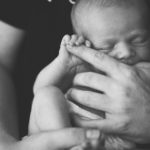 holding babyhand